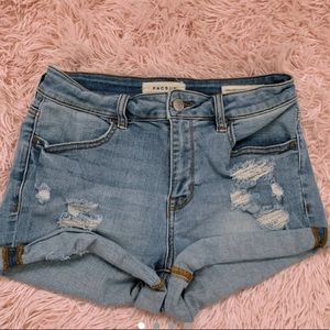 pacsun light blue shorts